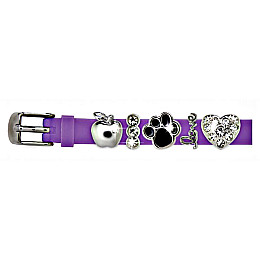 Браслет силіконовий Biojoux BJB002 Charms Bracelet MIX 2 Lilac (4666)