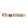 Браслет силіконовий Biojoux BJB005 Charms Bracelet MIX 5 White (4669)