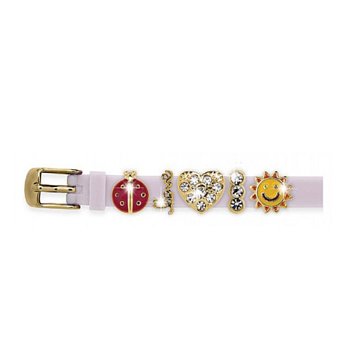 Браслет силіконовий Biojoux BJB005 Charms Bracelet MIX 5 White (4669)