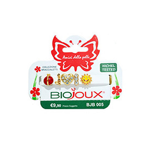 Браслет силіконовий Biojoux BJB005 Charms Bracelet MIX 5 White (4669)