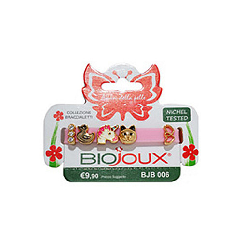 Браслет силиконовый Biojoux BJB006 Charms Bracelet MIX 6 Pink (4670)