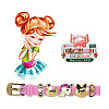 Браслет силиконовый Biojoux BJB006 Charms Bracelet MIX 6 Pink (4670)