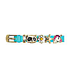 Браслет силіконовий Biojoux BJB007 Charms Bracelet MIX 7 - Blue gold (4772)