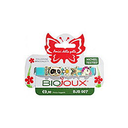 Браслет силіконовий Biojoux BJB007 Charms Bracelet MIX 7 - Blue gold (4772)