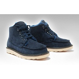 Мужские Ugg David Beckham Boots Dark Blue-69 UGG Темно-синий ( Navy)  43 (12) Мужской Замша  (UGG69_43)