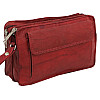 Барсетка-клатч мужская из натуральной кожи Always Wild Красный (1265BS red)