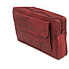 Барсетка-клатч мужская из натуральной кожи Always Wild Красный (1264BS red)