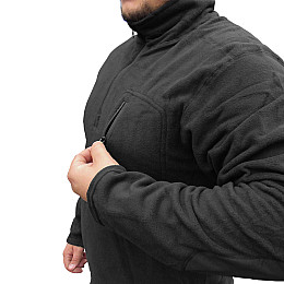 Тактична кофта/куртка фліс Lesko A973 2XL Black