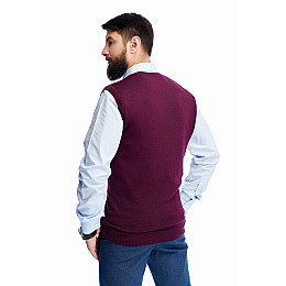 Чоловічий жилет SVTR 48 бордо (107)