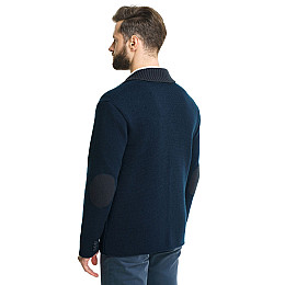 Стильний трикотажний піджак SVTR 50 темно-синій (393)