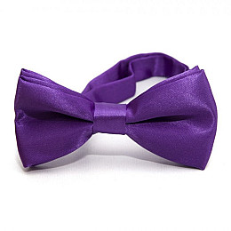 Детская галстук-бабочка Gofin Глянцевая Фиолетовая Ddb-29031