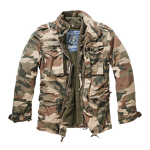 Куртка Brandit M-65 Giant LT WOODLAND L Камуфлированный (3101.107)