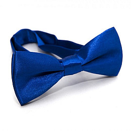 Детская галстук-бабочка Gofin Глянцевая Синяя Ddb-29034