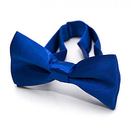 Детская галстук-бабочка Gofin Глянцевая Синяя Ddb-29034