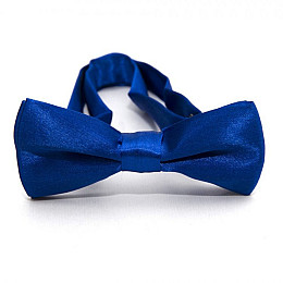 Детская галстук-бабочка Gofin Глянцевая Синяя Ddb-29034