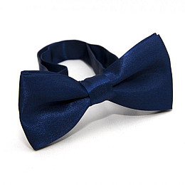 Детская галстук-бабочка Gofin Глянцевая Синяя Ddb-29035