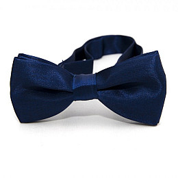 Детская галстук-бабочка Gofin Глянцевая Синяя Ddb-29035
