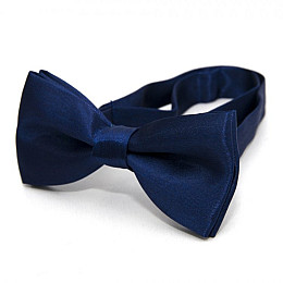 Детская галстук-бабочка Gofin Глянцевая Синяя Ddb-29035