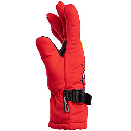 Рукавички гірськолижні дитячі теплі Zelart Spiderman C-6572 р-р L-XL Red (MR08705)