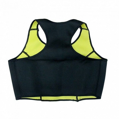 Майка сауна для схуднення Hot Shapers жіноча Black Yellow XXXL (kz085-hbr)