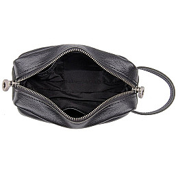 Кожаный несессер Черный John McDee C013A 19 × 10 × 8