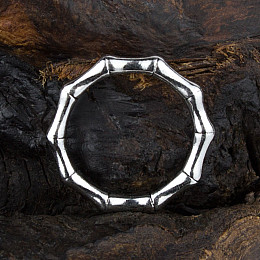 Кольцо Win Бамбук 17,5 Стальной (23715)