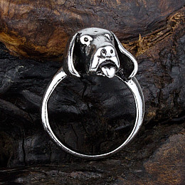 Кольцо Win Собака 20 Стальной (25135)