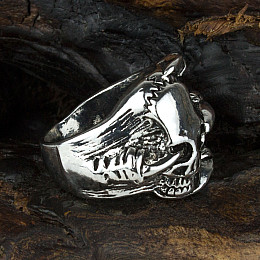 Перстень Win Череп в когтях 20 Стальной (26191)
