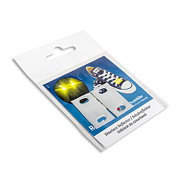 Світловідбивний елемент для шнурків Refloactive Срібний 2 шт