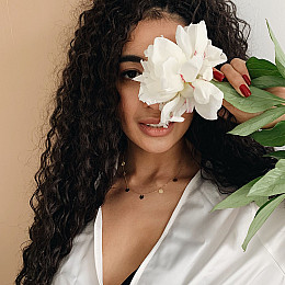 Золотое колье с монетками кол01442 Оникс 45