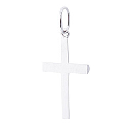 Золотой крестик без распятия п02888 Оникс