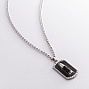 Мужское серебряное колье Пуля Zancan EXC331 60 Черный
