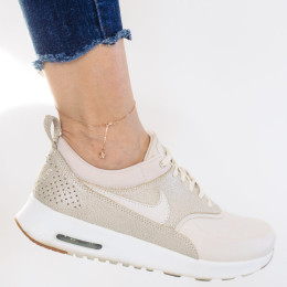 Золотой браслет на ногу Звезда б03605 Оникс 25