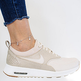 Серебряный браслет на ногу со звездочками 141361 Оникс 20