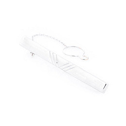 Зажим для галстука из белого золота заж00118 Оникс