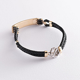 Каучуковый браслет (оникс, керамика) б03978 Оникс 20