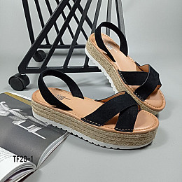 Босоніжки Stilli TF20-1 BLACK 37 Чорний (TF20-1BK)