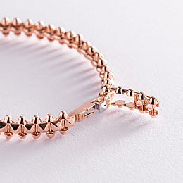 Браслет Тереза в красном золоте б04399 Оникс