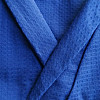 Вафельный халат Luxyart Кимоно (42-44) S Темно-синий (LS-452)