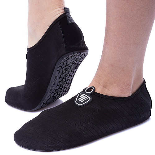 Обувь детская для спорта и йоги SP-Sport PL-1812B 2XL-34-35 длина стопы 20-21см Skin Shoes Черный