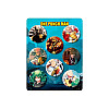 Набор значков Ванпанчмен 32мм One Punch-Man 8шт (8162) Fan Girl