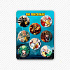 Набор значков Ванпанчмен 32мм One Punch-Man 8шт (8162) Fan Girl