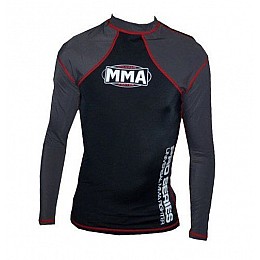 Рашгард Power System RashGuard Combat M Черно-серый (06227003)