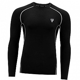 Рашгард с длинным рукавом RDX Lycra RDX Inc XL Черный (06260005)