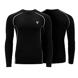 Рашгард з довгим рукавом RDX Lycra RDX Inc S Чорний (06260005)