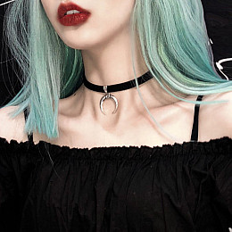 Чокер с Месяцем Bioworld Серебристый (13666)