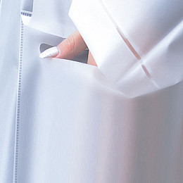 Плащ-дощовик дитячий Lesko 615 Dolphin M водонепроникний з місцем під рюкзак Білий