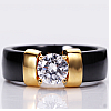 Кольцо керамическое Black Gold-Jo Berkani ТA27856