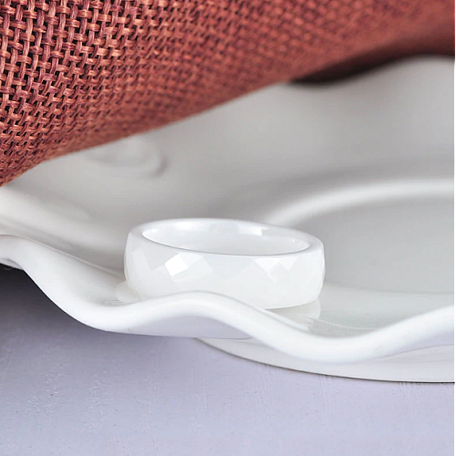 Кольцо керамическое RombiKo White Berkani ТA27858