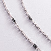 Серебряная мужская цепочка ZANCAN ESC054-N Оникс 12.80 г